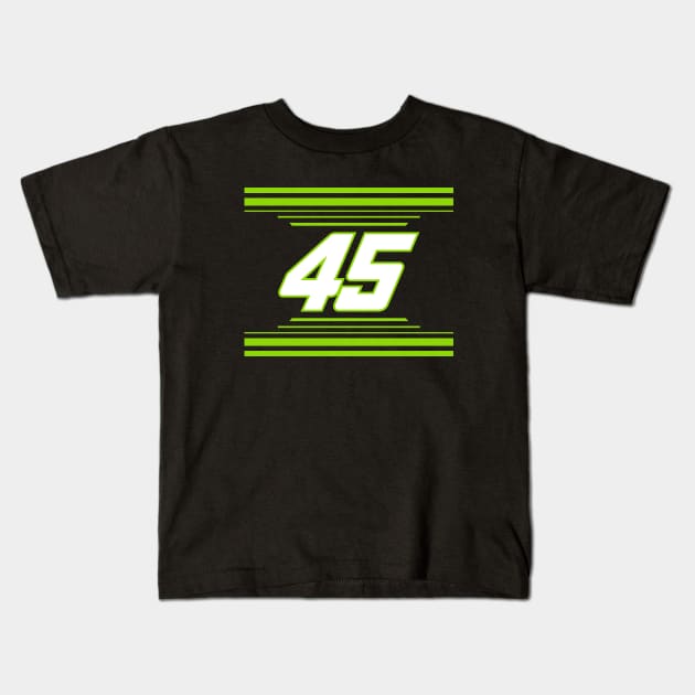 Tyler Reddick #45 2024 NASCAR Design Kids T-Shirt by AR Designs 